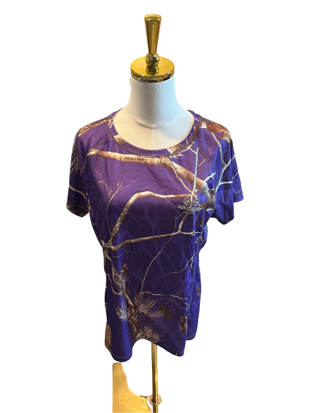 Realtree Purple Outdoor Camo Short Sleeve Tee